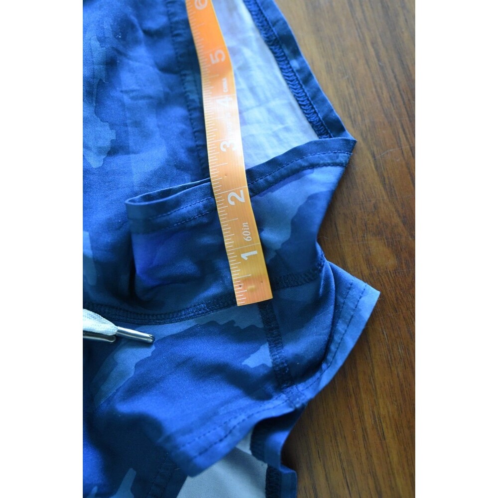Vuori Clementine Shorts Size Medium Dark Camo Lined VW304 Zip Pocket Drawstring - Picture 7 of 7
